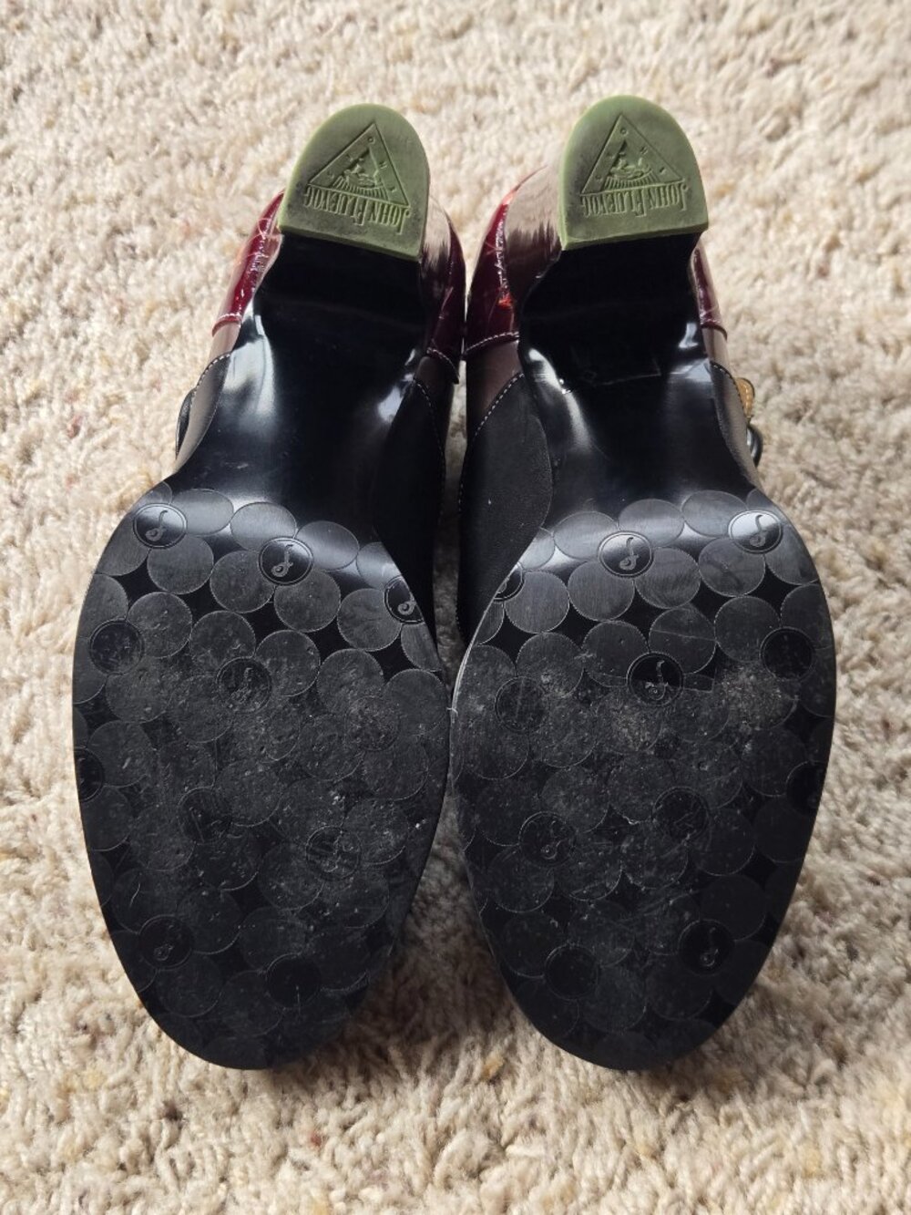 John Fluevog Attic Ilona T-Strap Heels Women's US Size 8.5 - Picture 4 of 16
